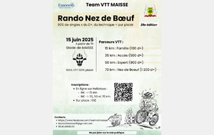 Rando Nez de Bœuf  29e Edition !