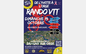 Rando vtt de l'Yvette à l'orge
